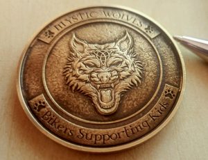 Bespoke engraved coin with personalisation