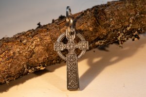 Cast Pewter Celtic Cross