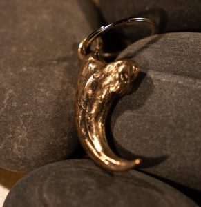 Large Bronze Velociraptor claw
