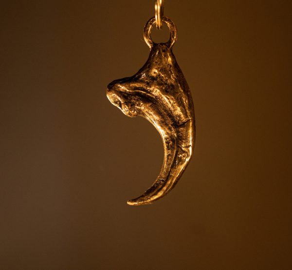Large Bronze Velociraptor claw