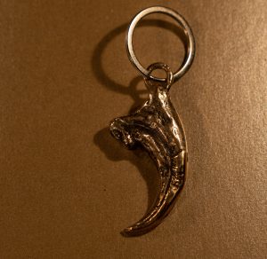 Large Bronze Velociraptor claw