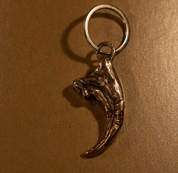 Large Bronze Velociraptor claw