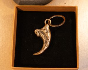 Large Bronze Velociraptor claw