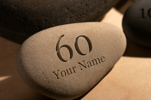 Engraved stones Birthday gift