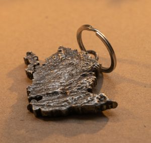 Anglesey keyring in PEWTER