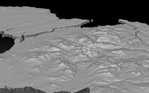 North wales relief 3d model