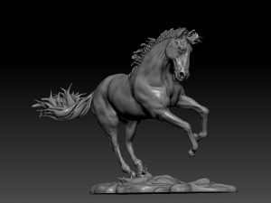 3D Model of Running horse