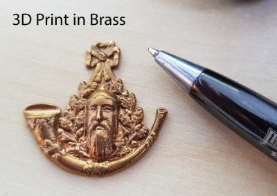 Military cap Badge in brass