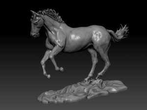 3D Model of Running horse