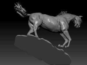 3D Model of Running horse