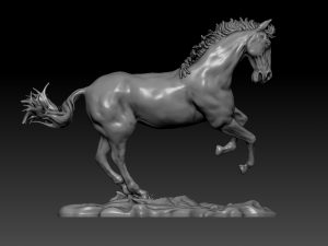3D Model of Running horse
