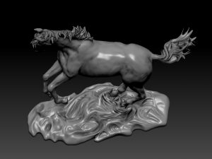 3D Model of Running horse