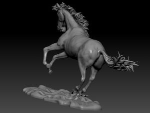 3D Model of Running horse