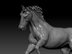 3D Model of Running horse
