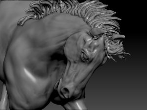 3D Model of Running horse