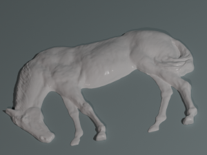 3d horse relief for print or CNC