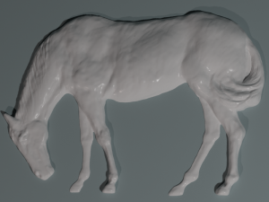 3d horse relief for print or CNC