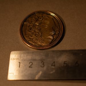 Brass engraved Coin | Personalized Laser Engraved Memorial Brass Coin  | Brass engraved Coin  | worry coin  | challenge coin