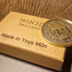 Viking Warrior Coin | Brass engraved Coin | Personalized Laser Engraved  | challenge coin | Gift for men