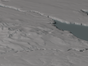 North wales relief 3d model