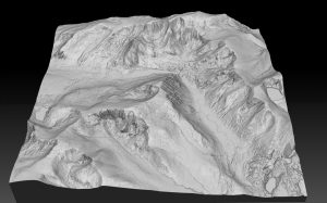 3d Digital file of Ogwen Valley