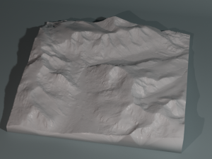 3d Digital file of Ogwen Valley