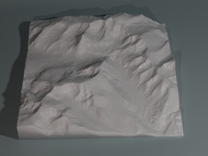 3d Digital file of Ogwen Valley